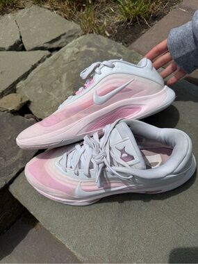 Nike A1 Pink & White basketball Sneakers